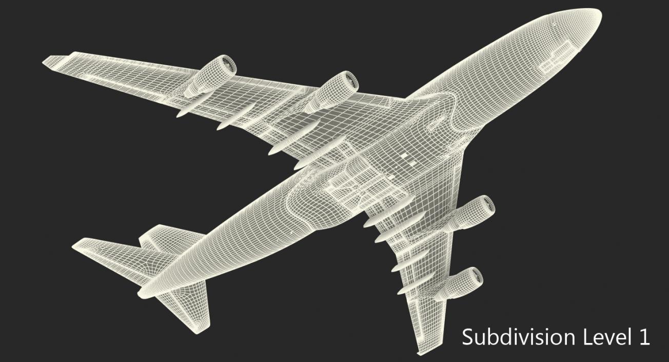 Boeing 747-400 Generic 3D