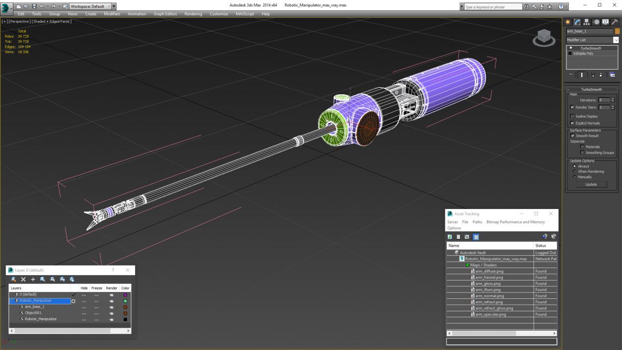 Robotic Manipulator 3D model