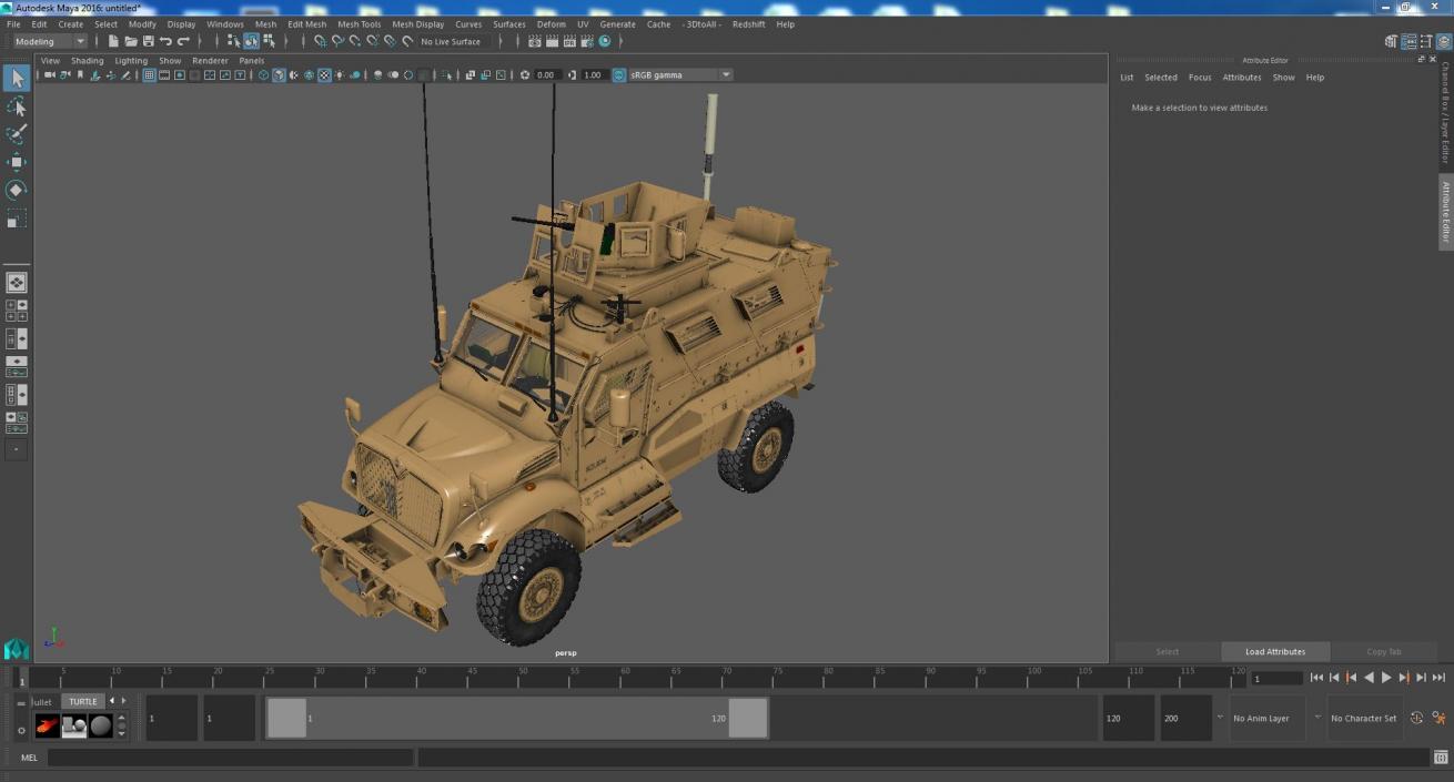 3D International MaxxPro Armored Fighting Vehicle