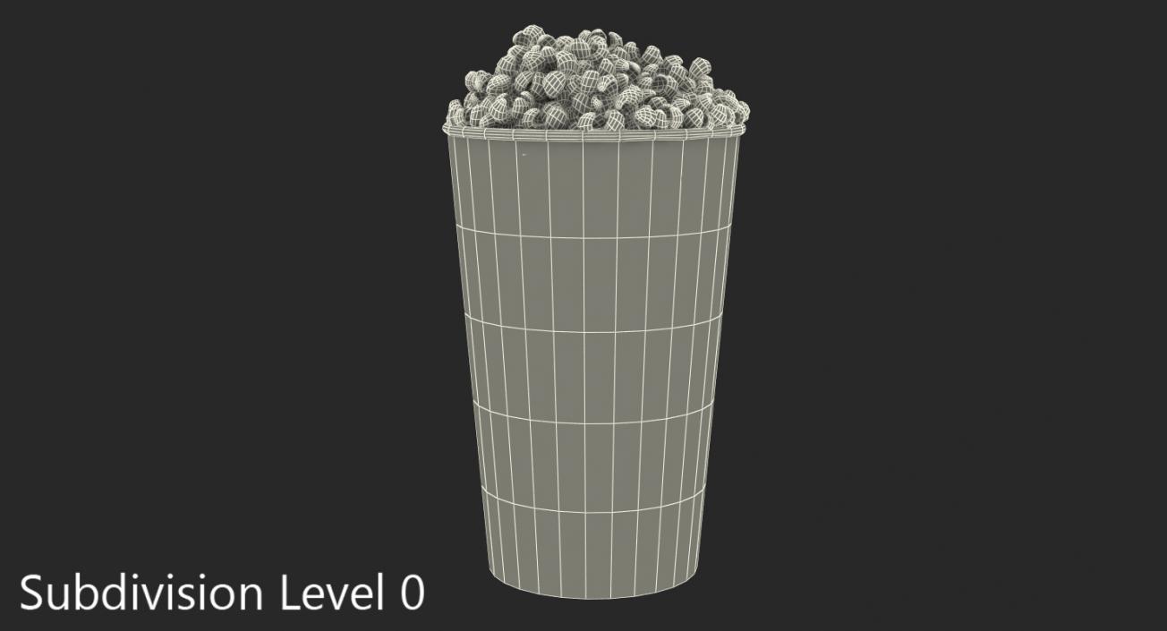 3D Medium Popcorn Bucket