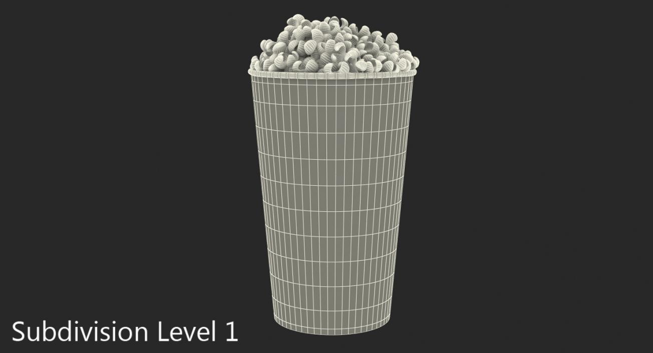 3D Medium Popcorn Bucket