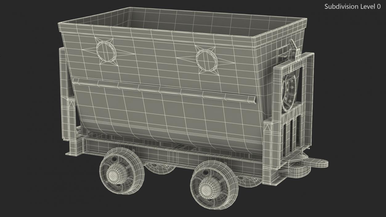 3D model Mine Wagon