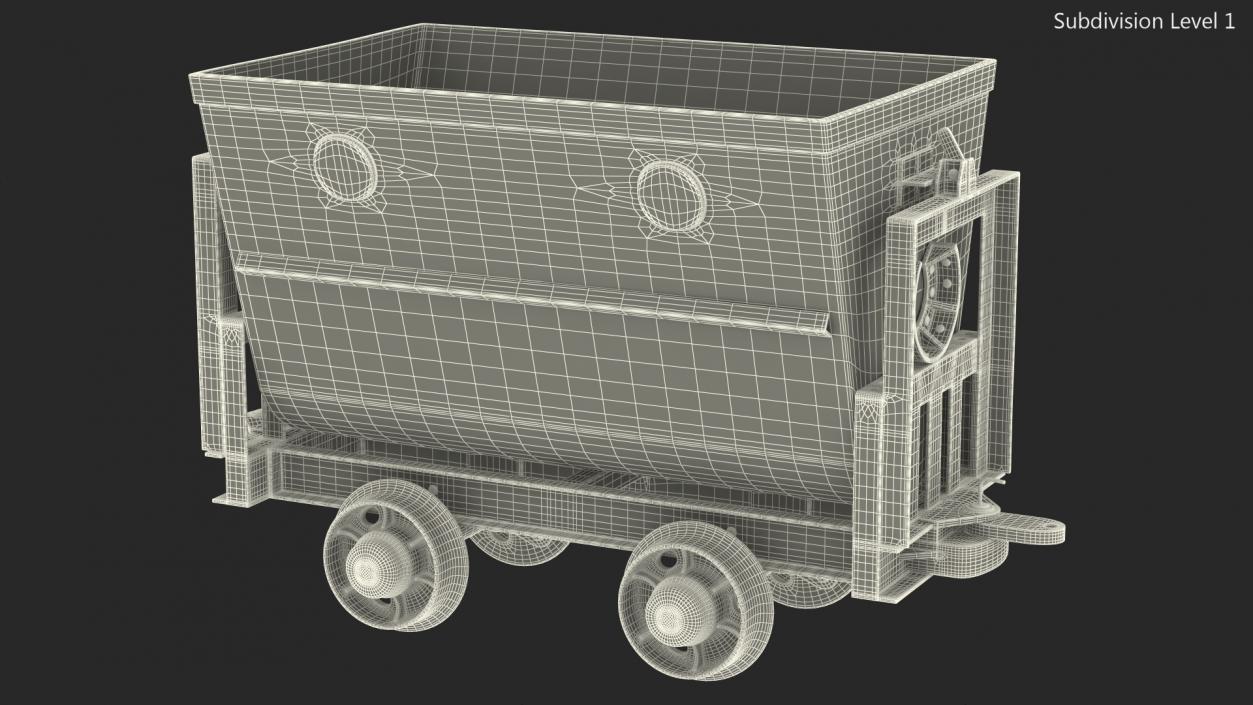 3D model Mine Wagon