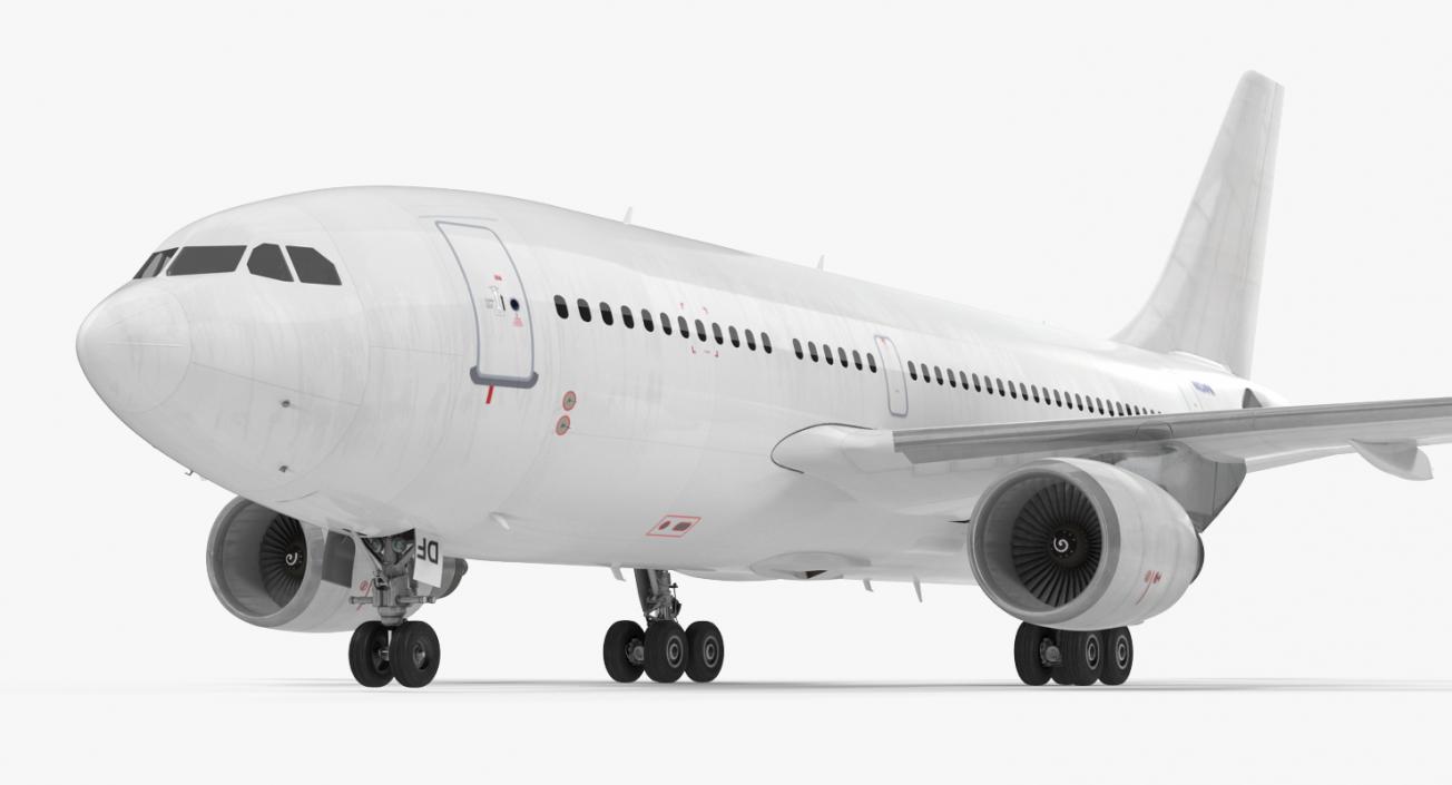 3D model Airbus A310-300 Generic Rigged