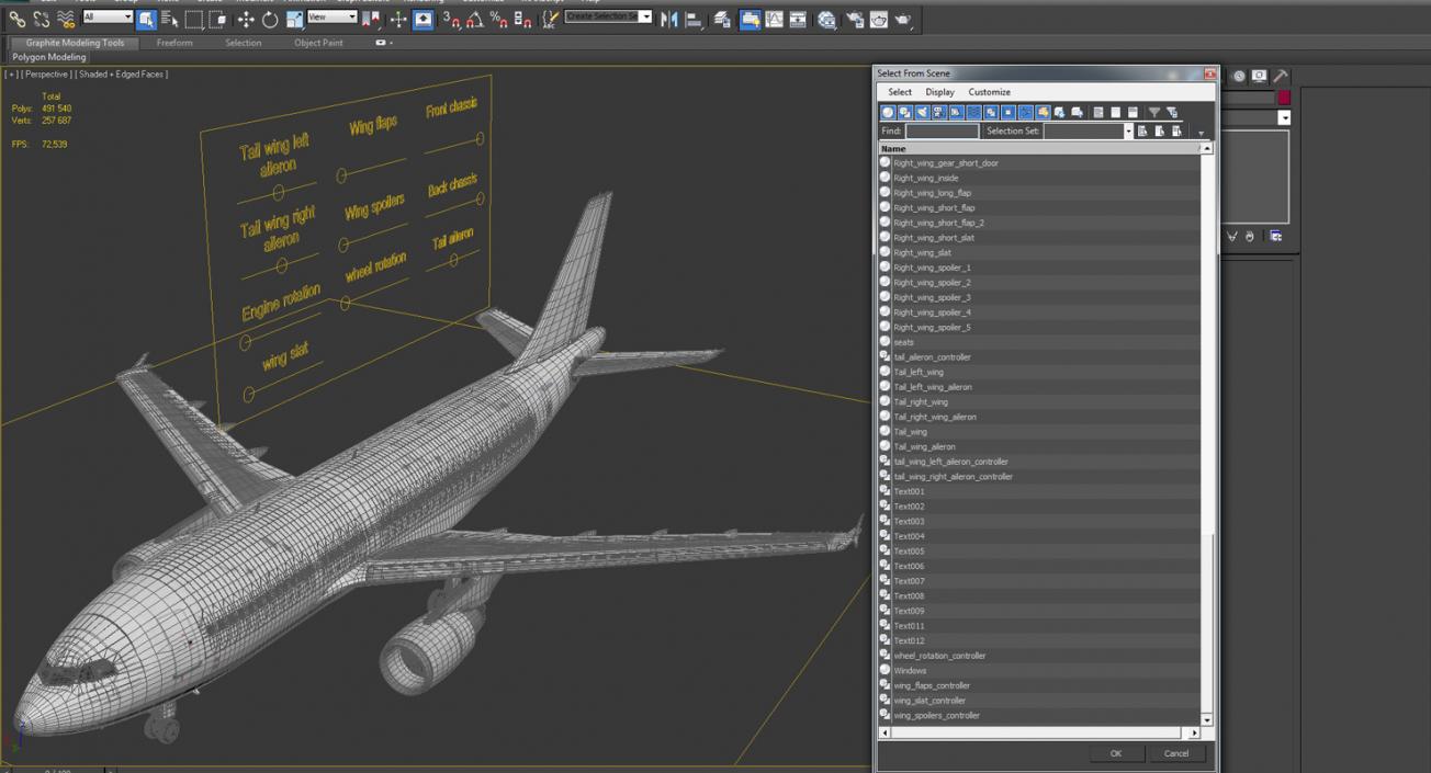 3D model Airbus A310-300 Generic Rigged