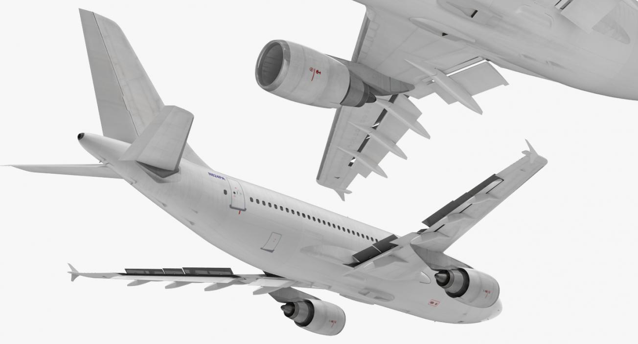 3D model Airbus A310-300 Generic Rigged