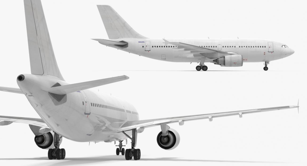 3D model Airbus A310-300 Generic Rigged