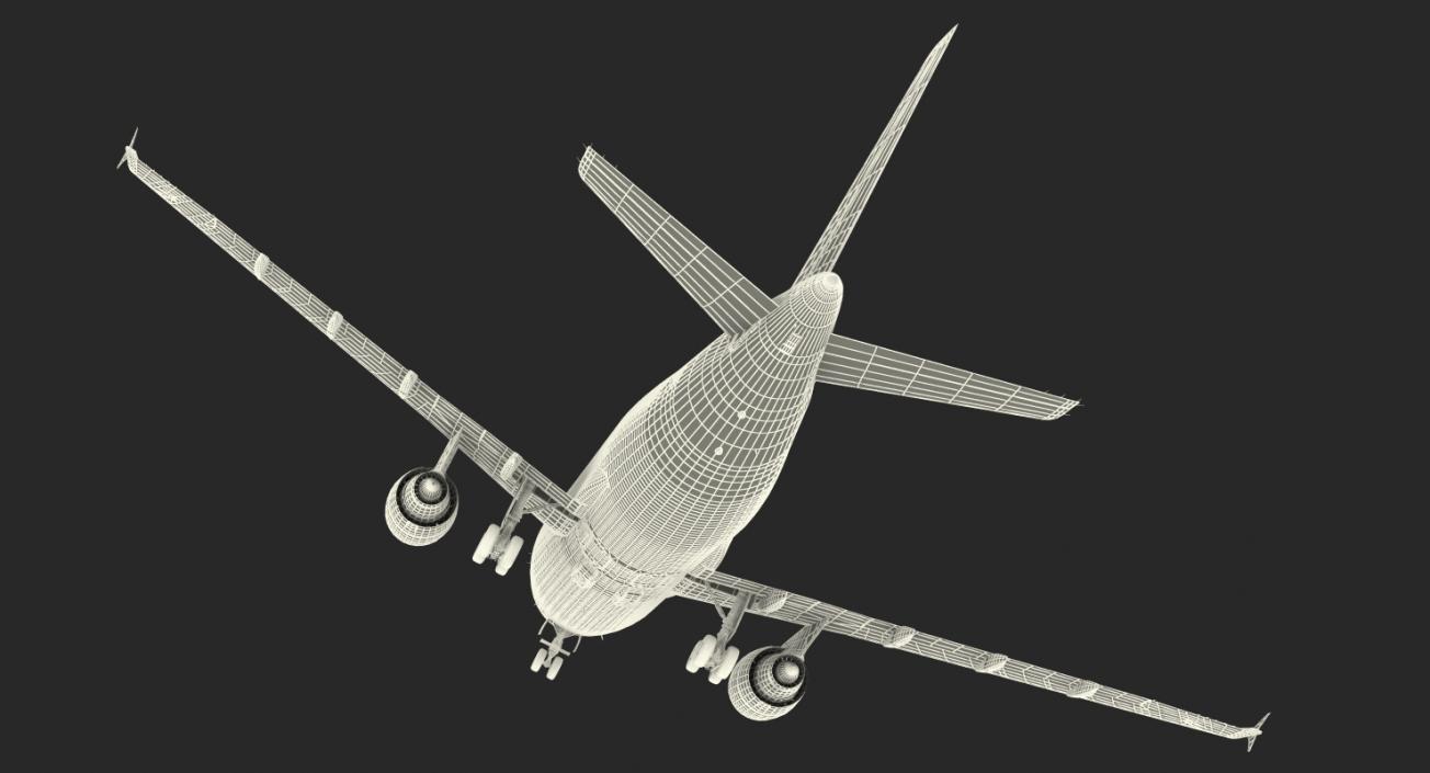 3D model Airbus A310-300 Generic Rigged