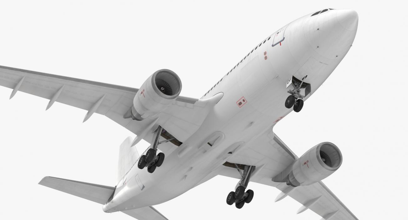 3D model Airbus A310-300 Generic Rigged