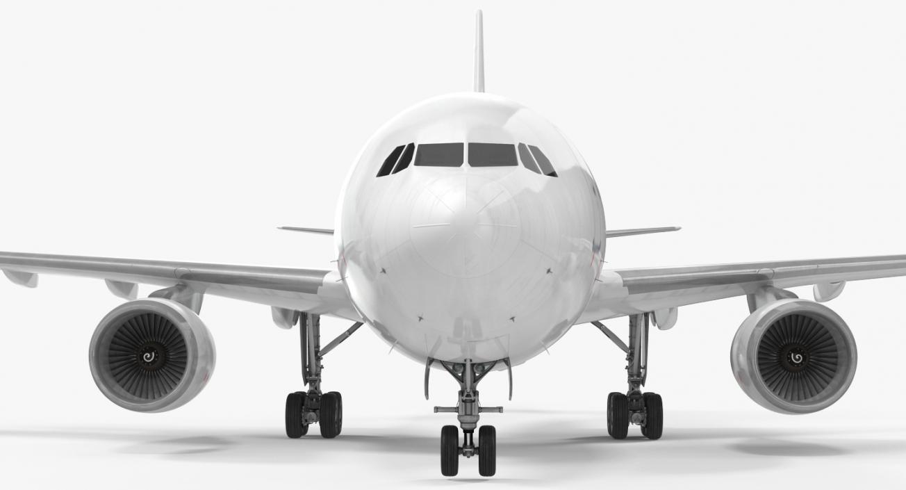 3D model Airbus A310-300 Generic Rigged