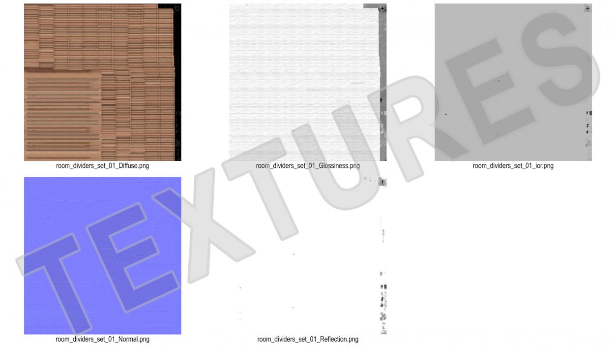 3D Privacy Screen Panel Brown