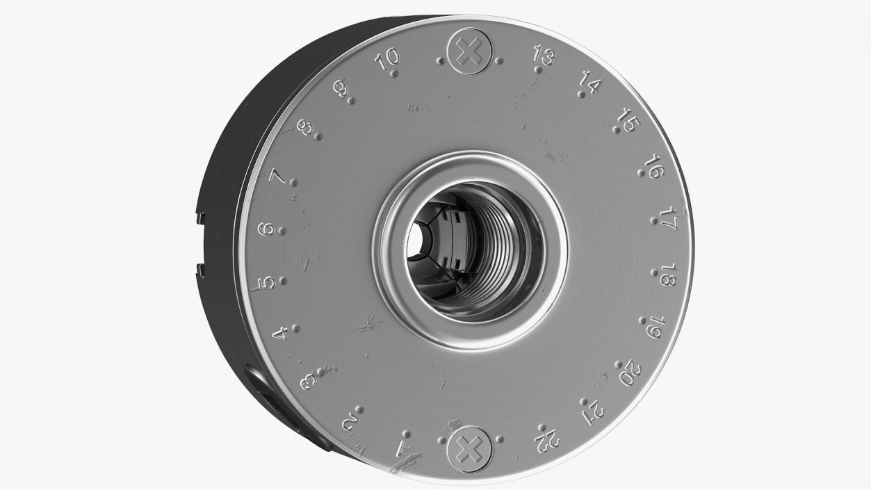 Self Centering Four Jaw Lathe Chuck Set 3D model