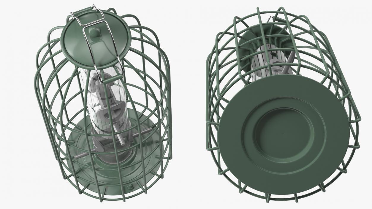 Caged Bird Feeder 3D