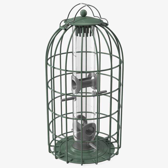 Caged Bird Feeder 3D