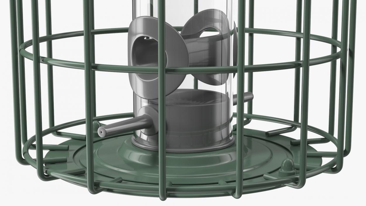 Caged Bird Feeder 3D