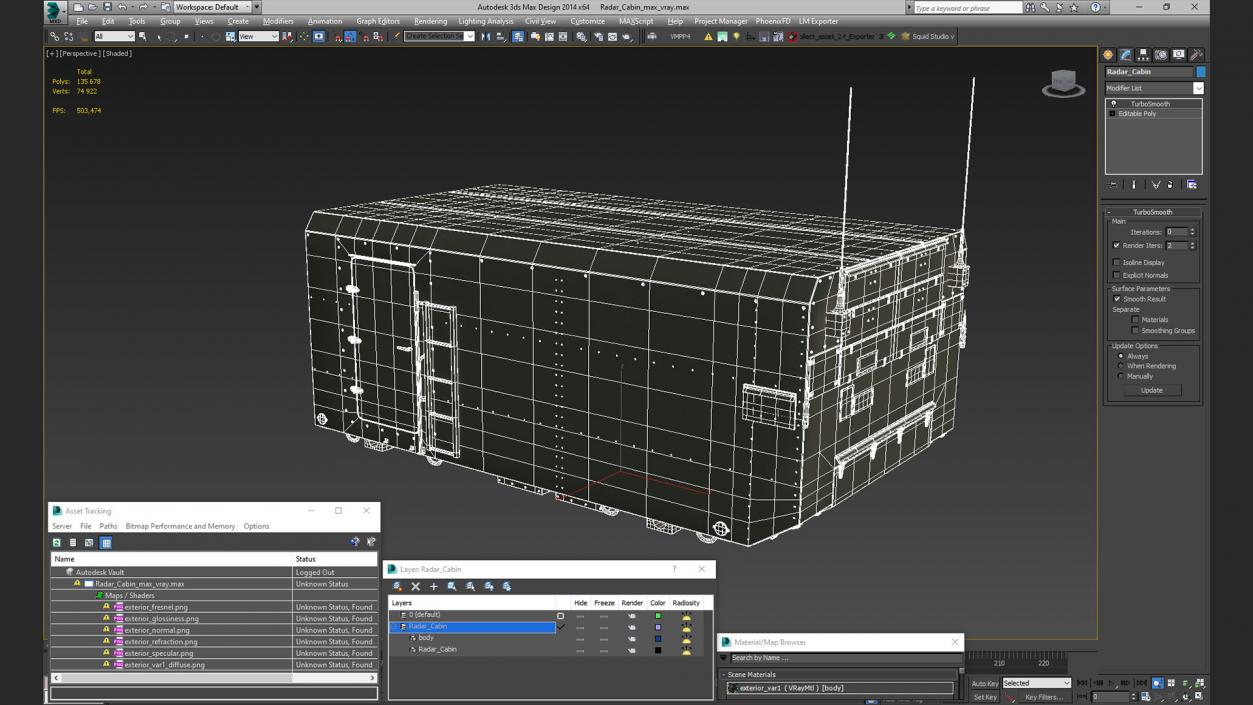 3D Radar Cabin