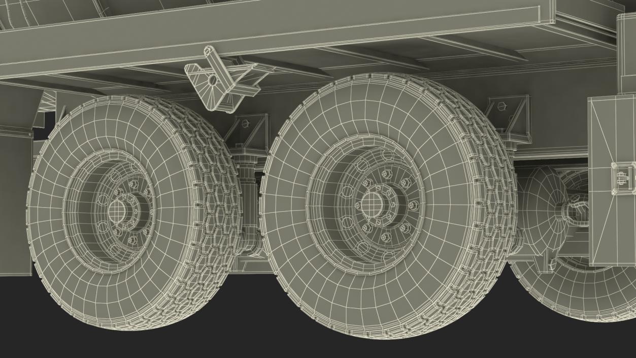 Peterbilt Sewer Cleaner Hydro Excavation Rigged 3D