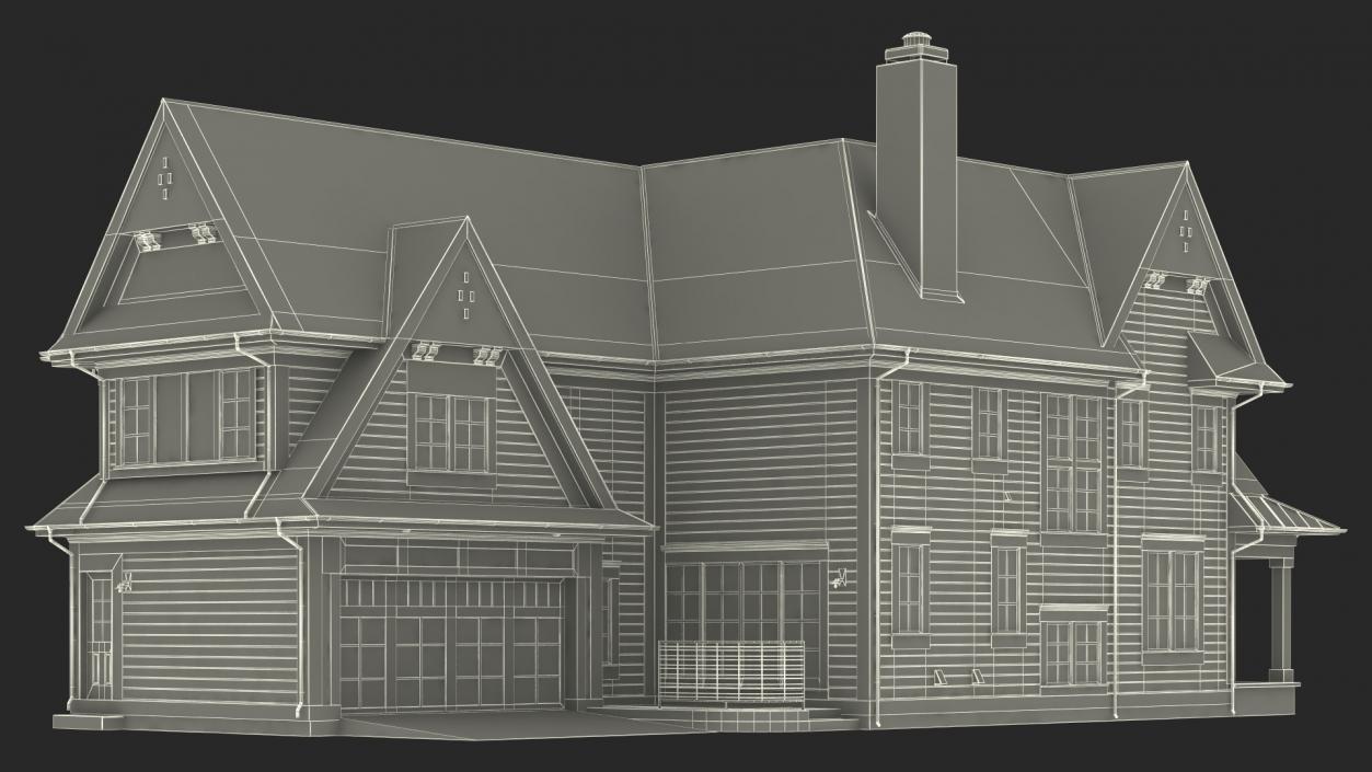 American Private Houses Collection 3D model