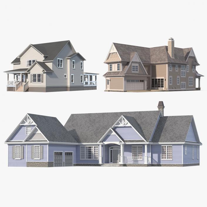 American Private Houses Collection 3D model