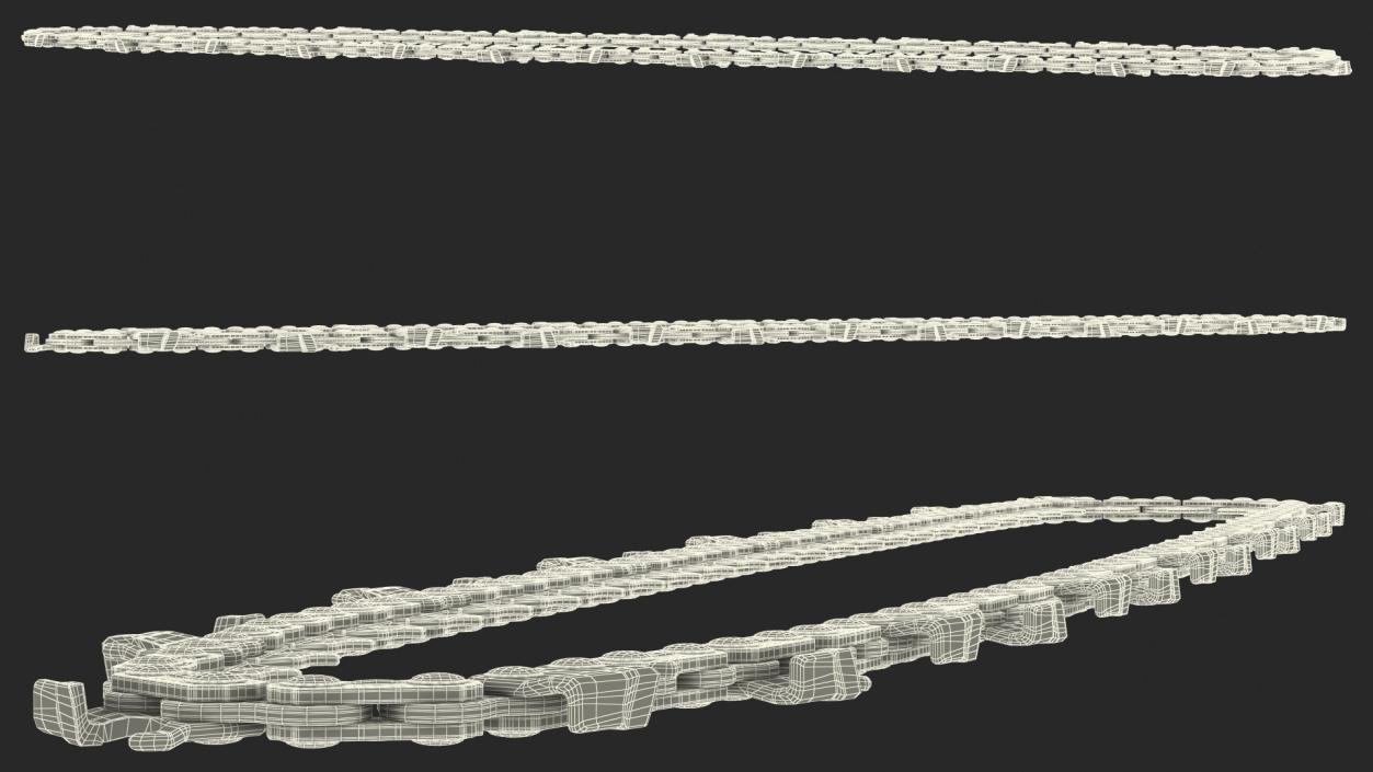 3D Chainsaw Steel Chain Tension model