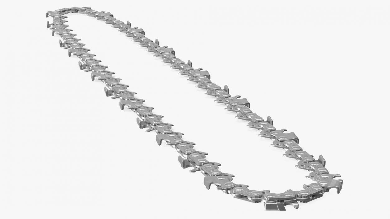 3D Chainsaw Steel Chain Tension model