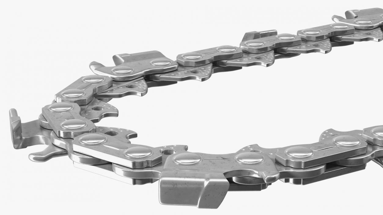 3D Chainsaw Steel Chain Tension model