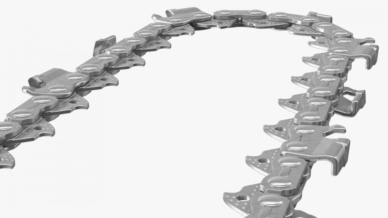 3D Chainsaw Steel Chain Tension model