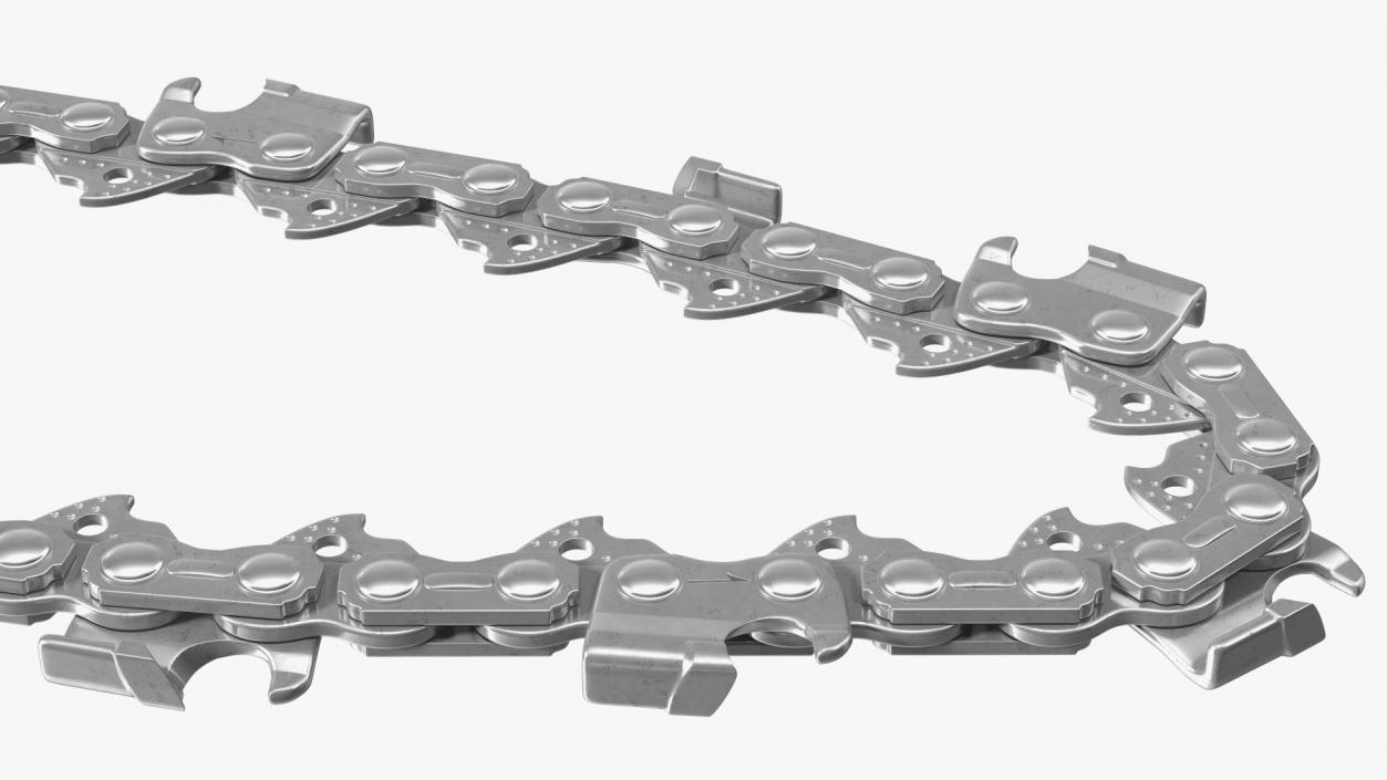 3D Chainsaw Steel Chain Tension model