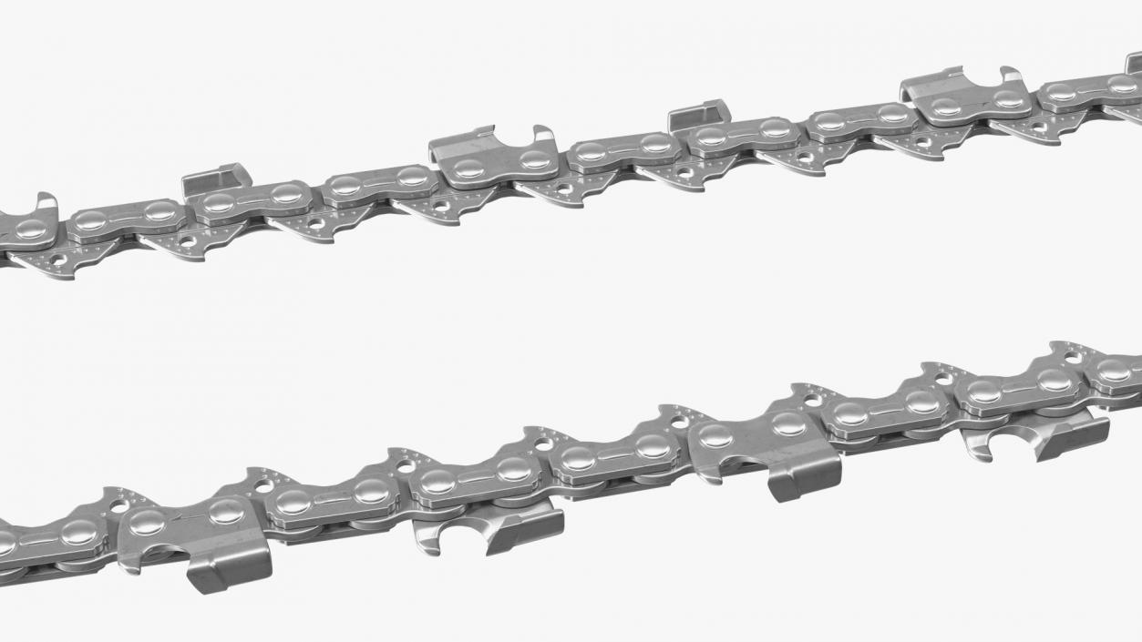 3D Chainsaw Steel Chain Tension model