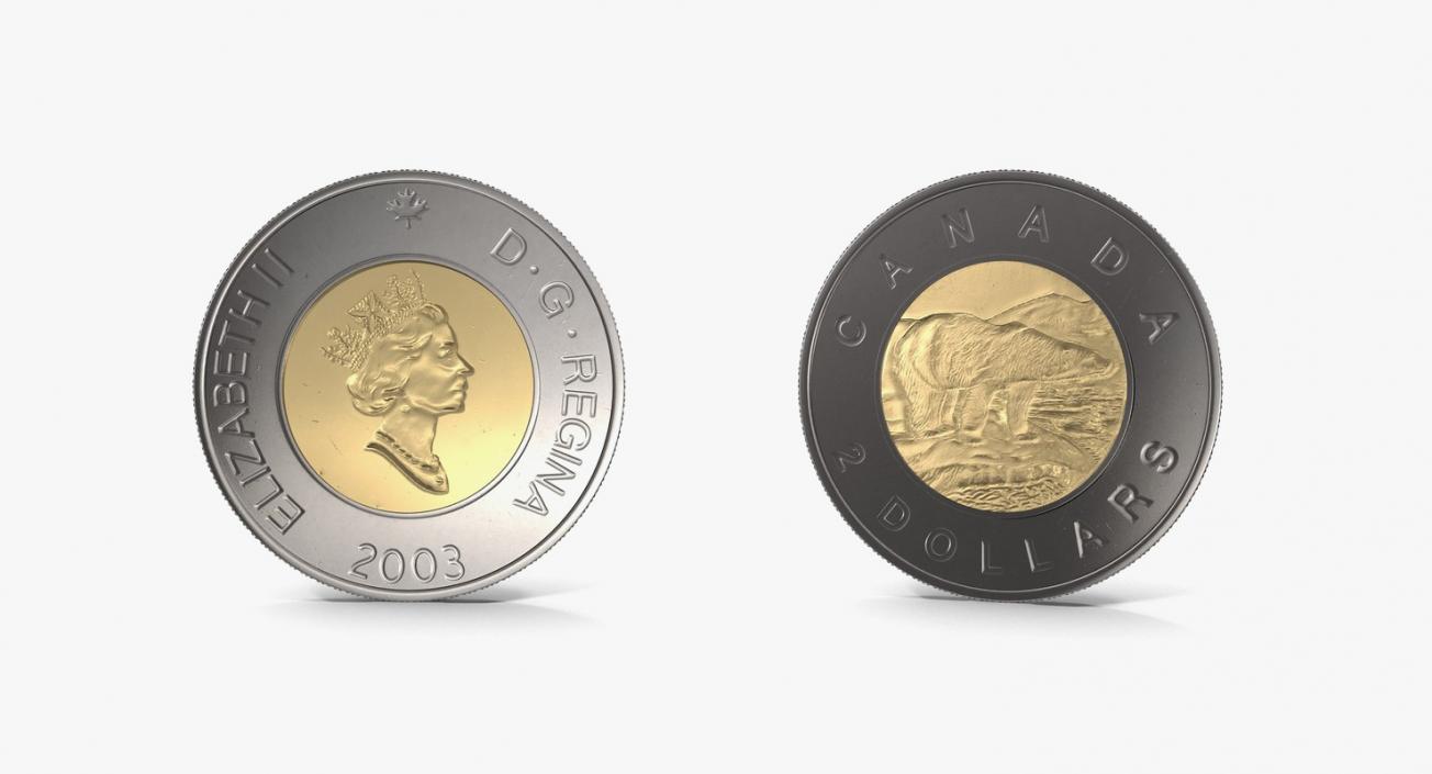 3D Coins 3D Models Collection