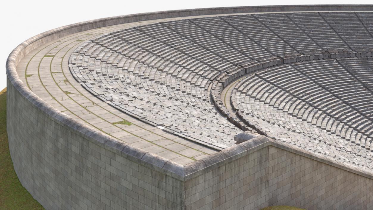 3D Ancient Amphitheater of Epidaurus model