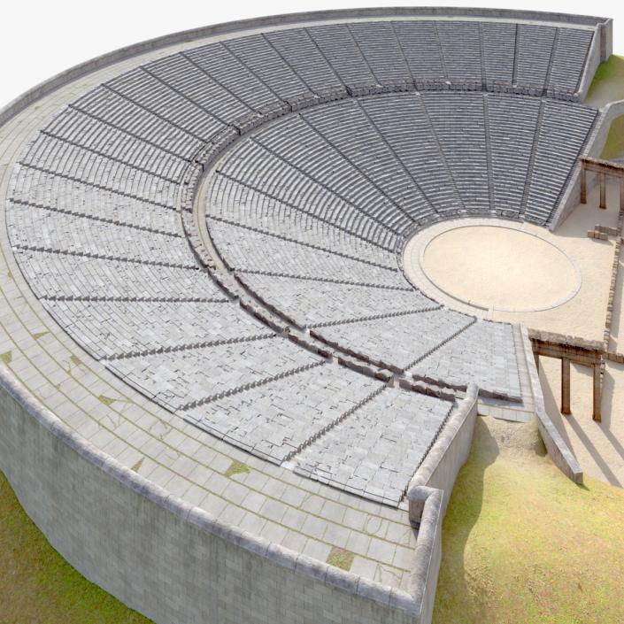 3D Ancient Amphitheater of Epidaurus model