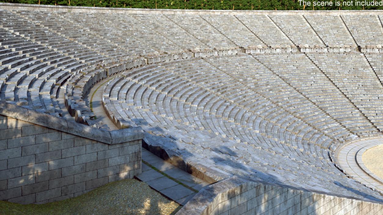 3D Ancient Amphitheater of Epidaurus model