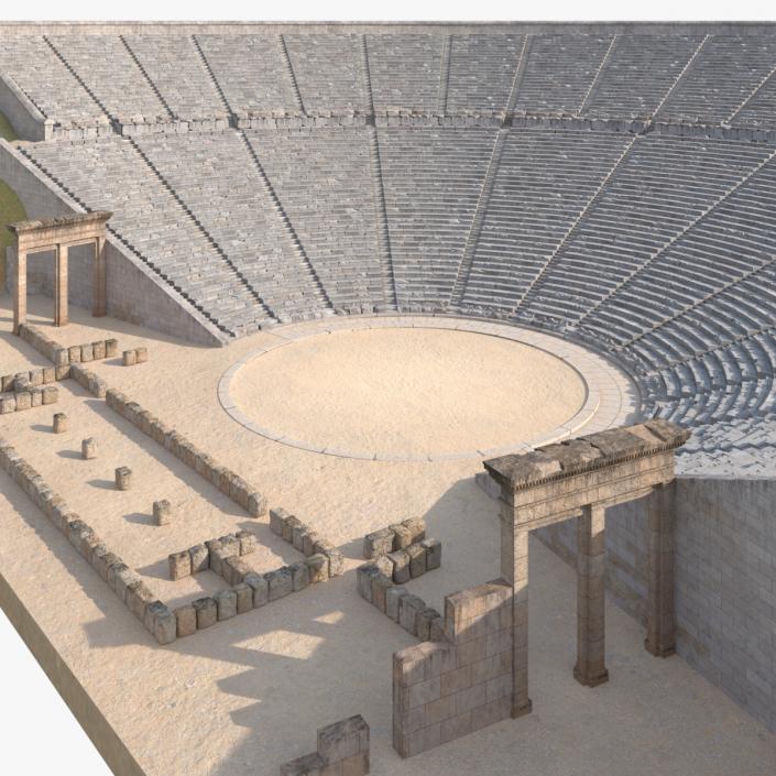 3D Ancient Amphitheater of Epidaurus model