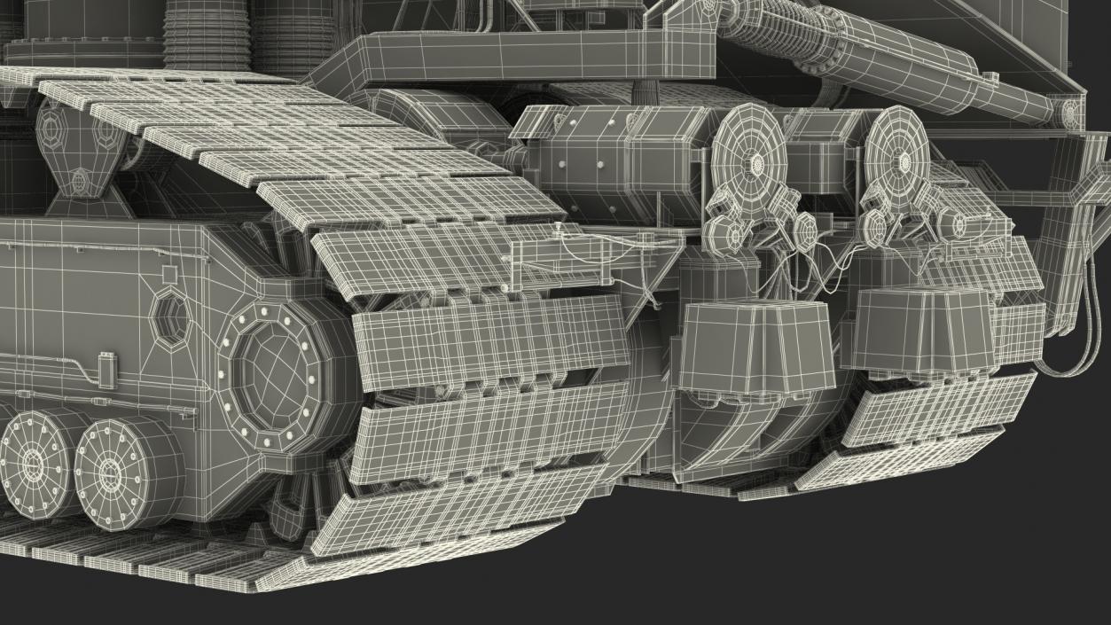 3D Crawler Tread model