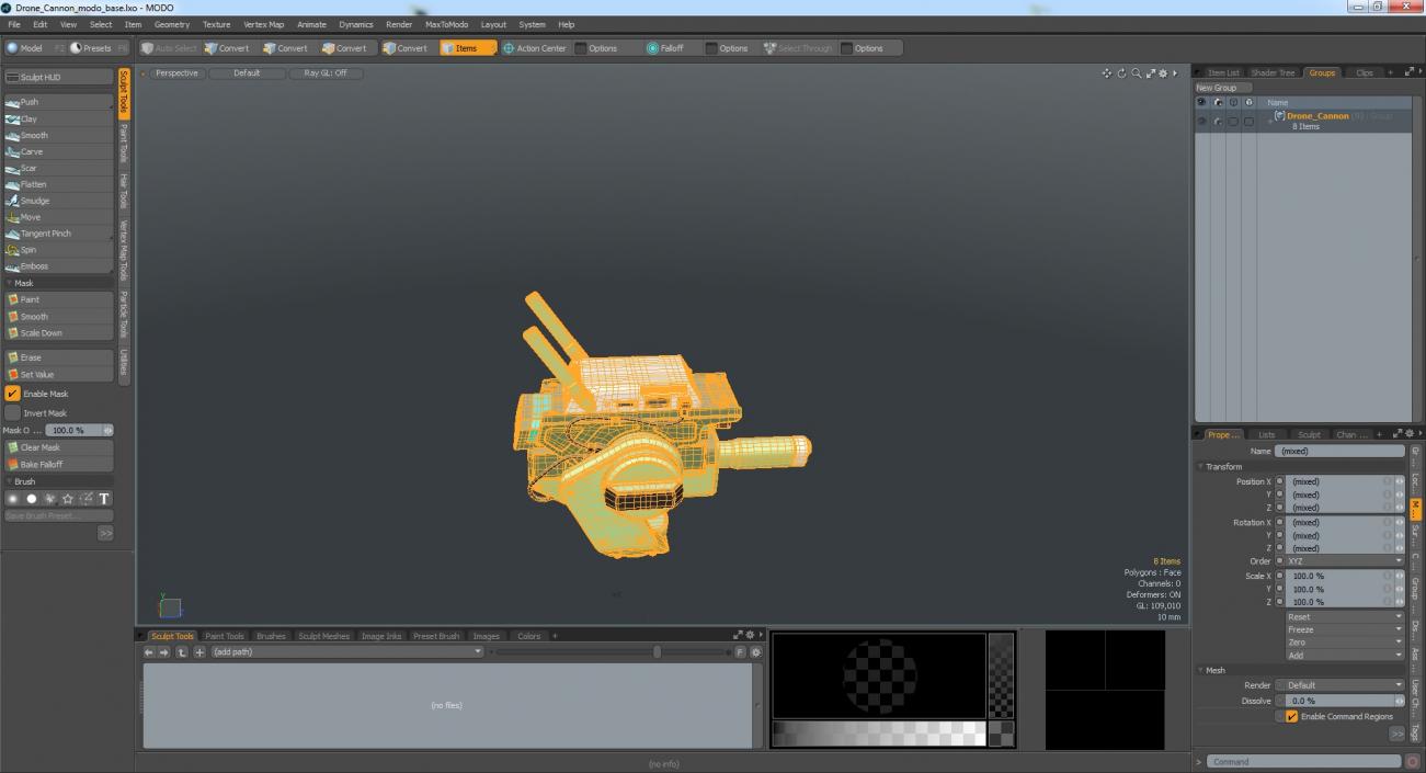 Drone Cannon 3D