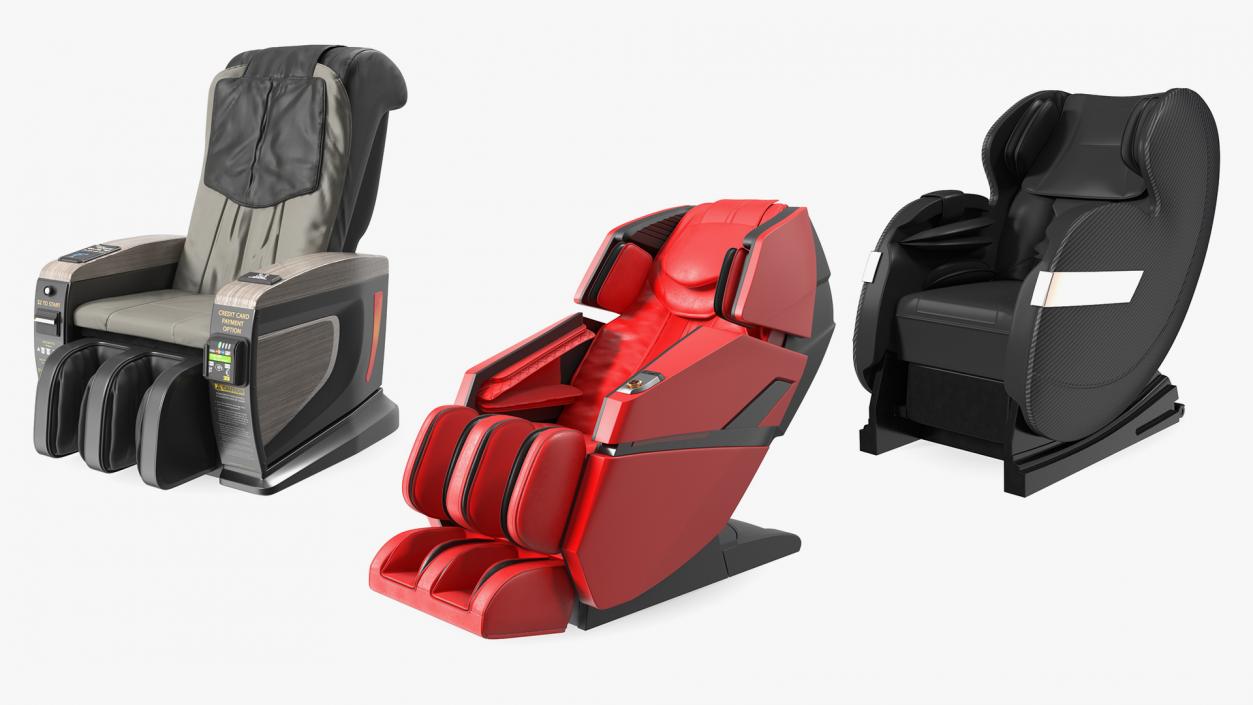 Massage Chairs Collection 2 3D