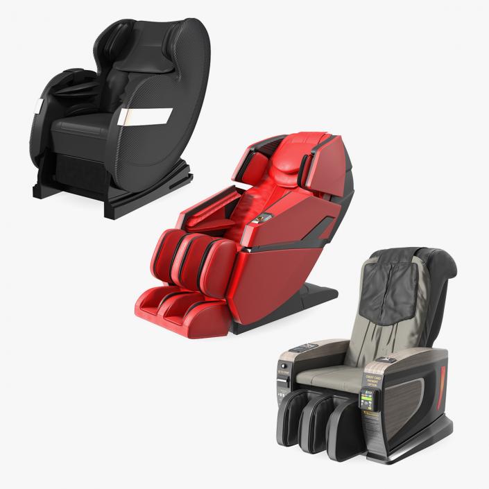 Massage Chairs Collection 2 3D