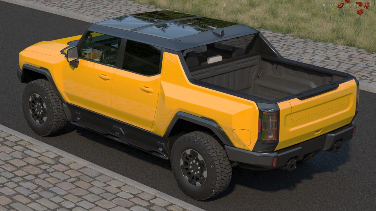 3D Electric Pickup Truck 2 model