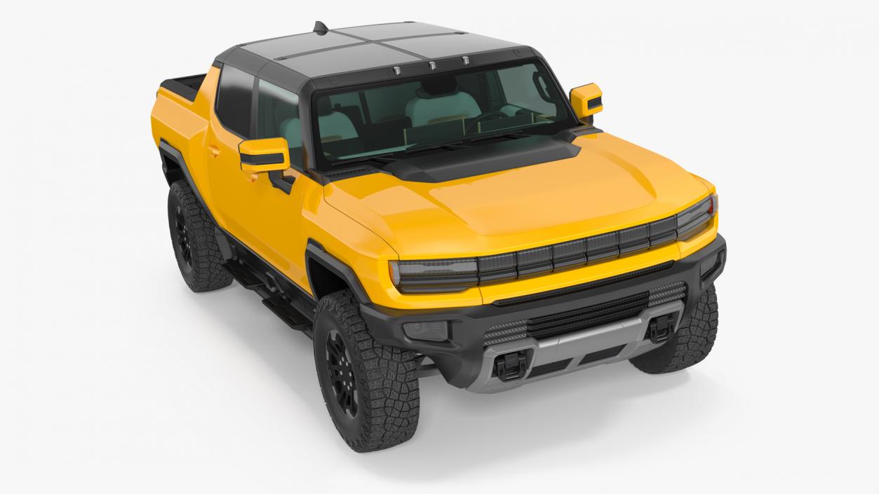 3D Electric Pickup Truck 2 model