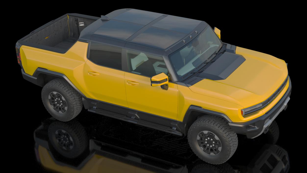 3D Electric Pickup Truck 2 model