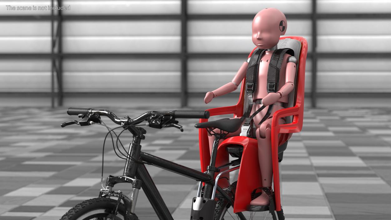 Child Bike Safety Seat 3D