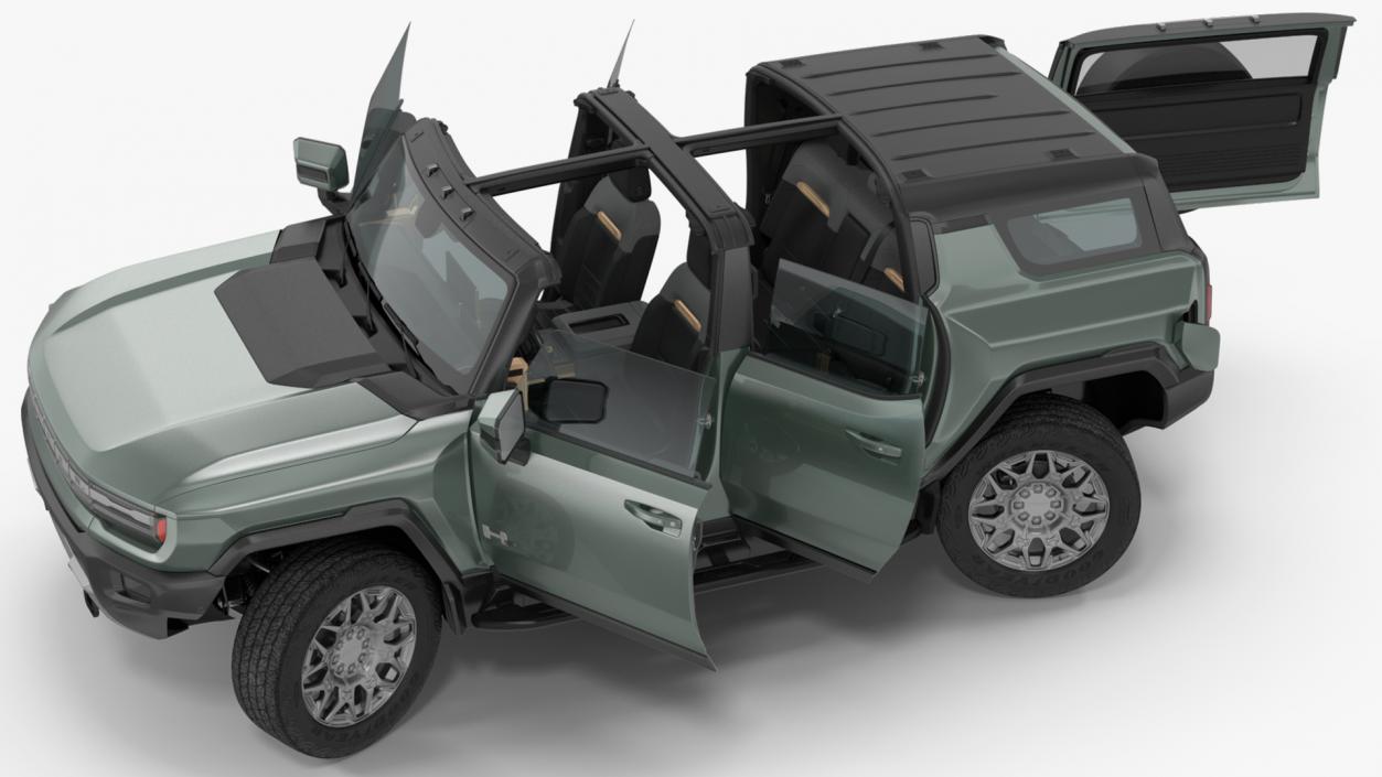 GMC Hummer EV SUV Rigged(1) 3D