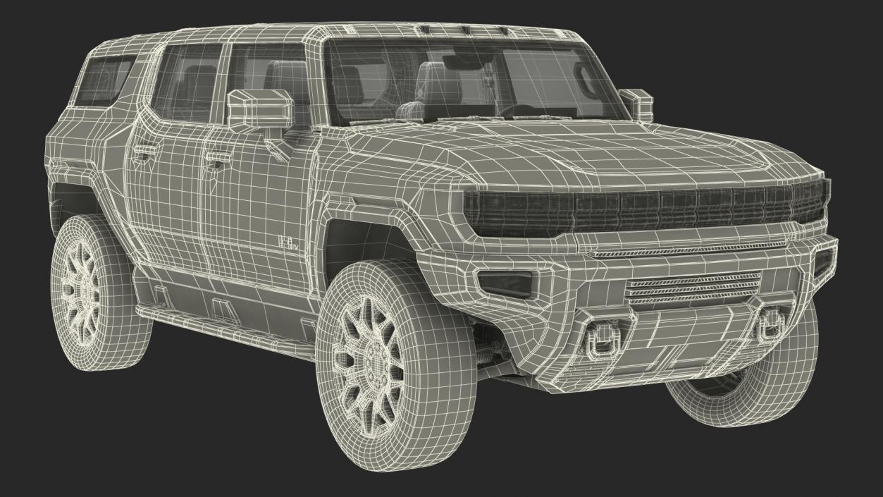 GMC Hummer EV SUV Rigged(1) 3D