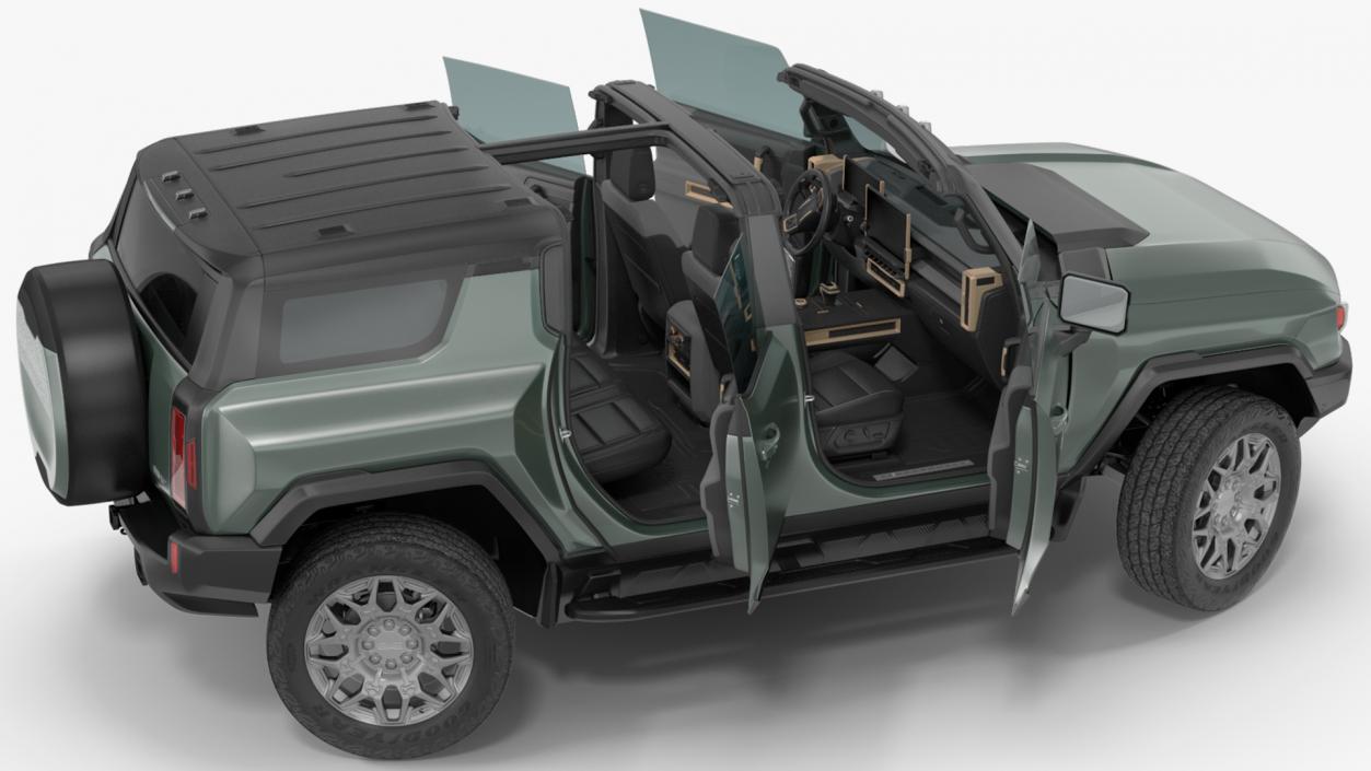 GMC Hummer EV SUV Rigged(1) 3D