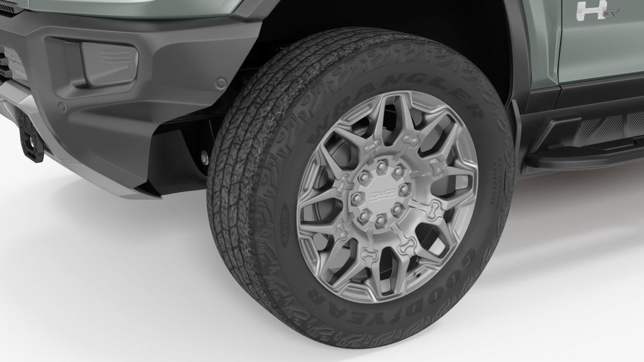 GMC Hummer EV SUV Rigged(1) 3D