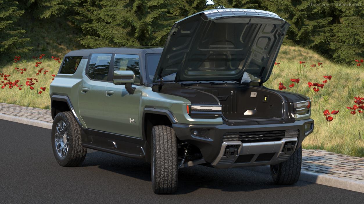 GMC Hummer EV SUV Rigged(1) 3D