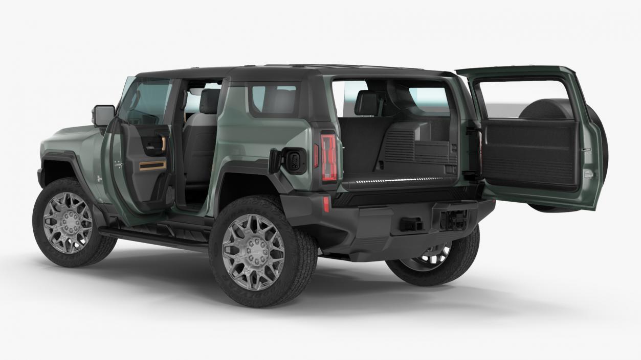 GMC Hummer EV SUV Rigged(1) 3D