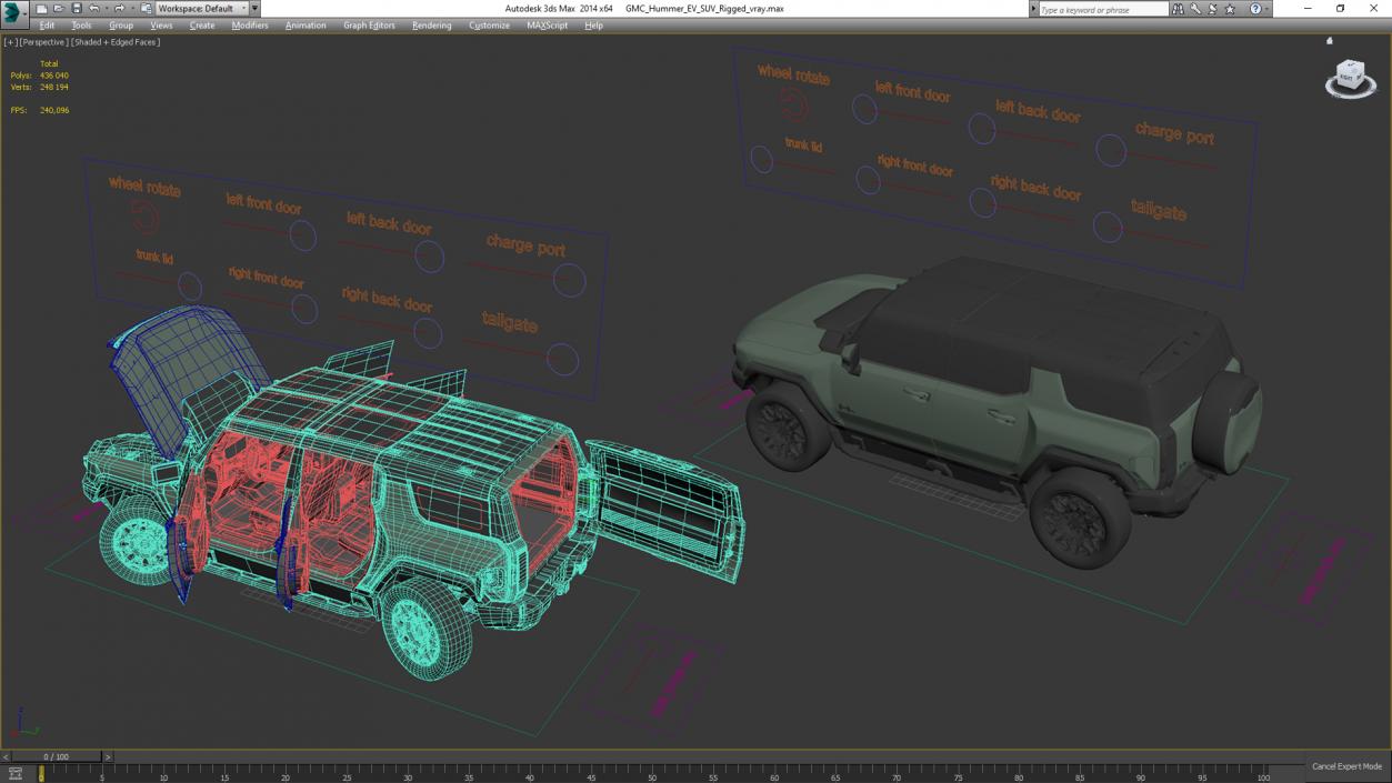 GMC Hummer EV SUV Rigged(1) 3D