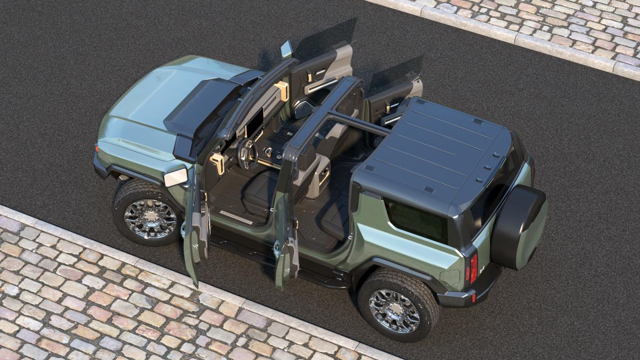 GMC Hummer EV SUV Rigged(1) 3D